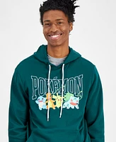 Hybrid Men's Pokemon Gang Regular-Fit Printed Fleece Hoodie