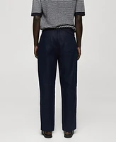 Mango Men's Relaxed Fit Pants
