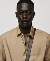 Mango Men's Pocket Detail Cotton Shirt