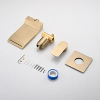 Wall Mount Waterfall Bathtub Faucet
