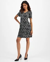 Connected Petite Tiered Sheath Dress