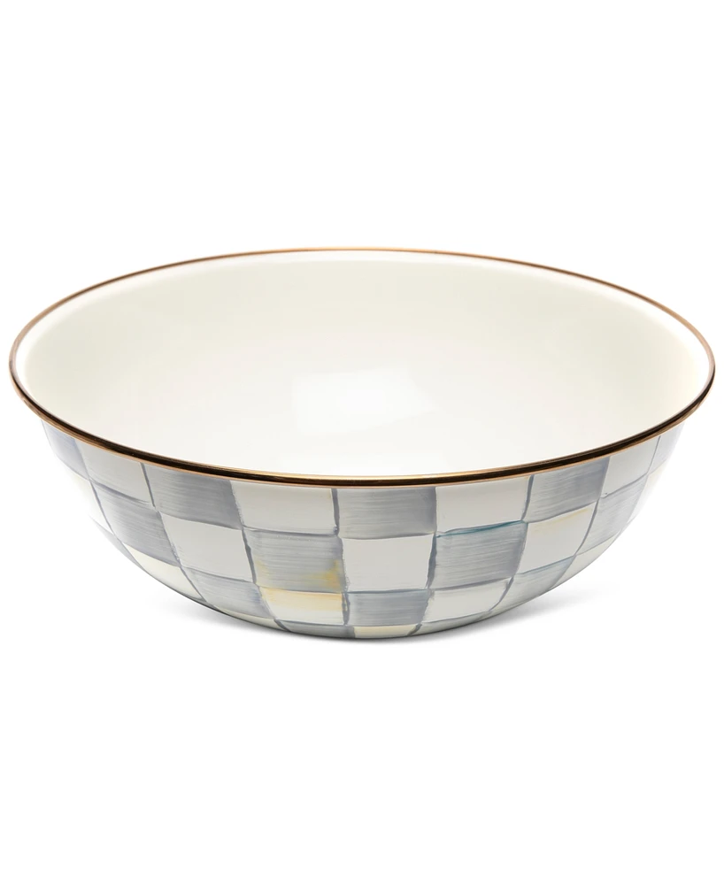 Mackenzie-Childs Sterling Check Extra-Large Everyday Bowl, 192