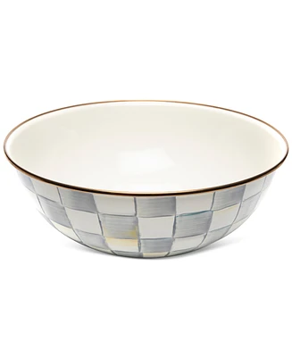 Mackenzie-Childs Sterling Check Extra-Large Everyday Bowl, 192-oz.