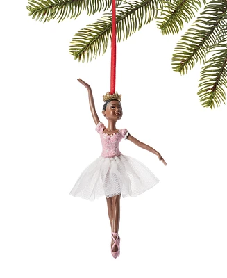 Holiday Lane Ballet En Pointe Ballerina in Dress Ornament, Exclusively at Macy's