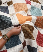 Charter Club Lattice Artisan Cotton Quilt, Full/Queen, Exclusively at Macy's