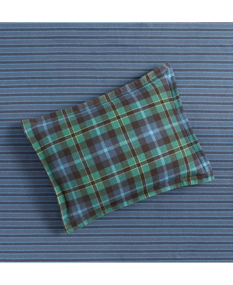 Charter Club Campbell Plaid Flannel Sham, Standard, Exclusively at Macy's