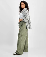 And Now This Trendy Plus Drawstring Cargo Pants, Created for Macy's