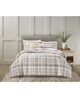 Charter Club Fireside Plaid Flannel Comforter, Twin, Exclusively at Macy's