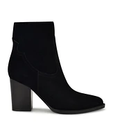 Nine West Women's Taytay Pointy Toe Block Heel Dress Booties