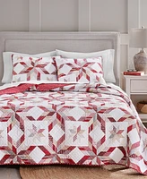 Charter Club Heirloom Star 100% Cotton Sham, Standard, Exclusively at Macy's