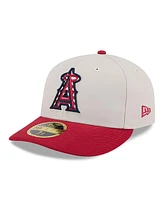 New Era Men's Red Los Angeles Angels 2024 Fourth of July Low Profile 59FIFTY Fitted Hat