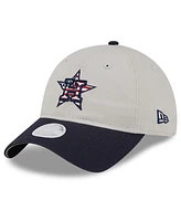 New Era Women's Black Houston Astros 2024 Fourth of July 9TWENTY Adjustable Hat