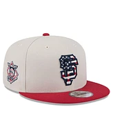 New Era Men's Red San Francisco Giants 2024 Fourth of July 9FIFTY Snapback Hat