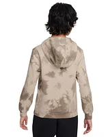 Nike Big Kids' Sportswear Club Fleece Tie-Dyed Hoodie