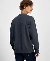 Guess Men's Regular-Fit Triangle Logo Patch Sweatshirt