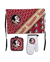 WinCraft Florida State Seminoles 3-Piece Barbecue Set