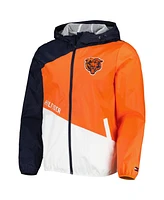 Tommy Hilfiger Men's Navy/Orange Chicago Bears Bill Full-Zip Jacket