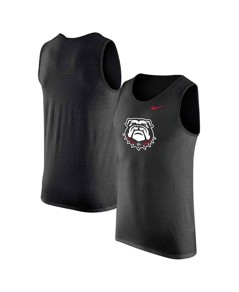 Nike Men's Black Georgia Bulldogs Tank Top