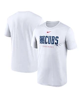 Nike Men's White Chicago Cubs Knockout Legend Performance T-Shirt