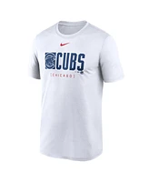 Nike Men's White Chicago Cubs Knockout Legend Performance T-Shirt