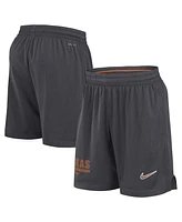 Nike Men's Anthracite Texas Longhorns 2024 Sideline Mesh Shorts