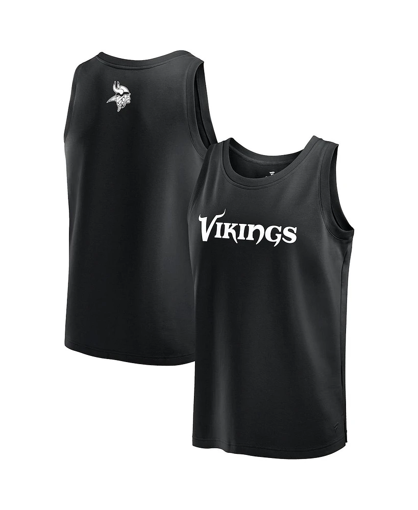 Fanatics Men's Black Minnesota Vikings Elements Tank Top