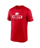 Nike Men's Red Kansas City Chiefs Sideline Legend Performance T-Shirt