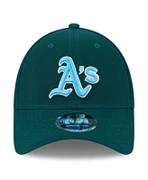 New Era Men's Green Oakland Athletics 2024 Father's Day 9FORTY Adjustable Hat