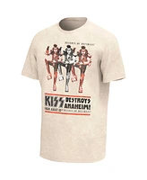 Philcos Men's Tan Kiss Destroys Anaheim Washed Graphic T-Shirt