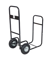 Streamdale Furniture Multipurpose Firewood & Heavy-Duty Cart with 200lb Capacity