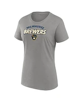 Fanatics Women's Milwaukee Brewers Risk Combo Pack T-Shirt