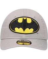 Men's New Era Toddler Boys and Girls Gray Batman 9TWENTY Adjustable Hat