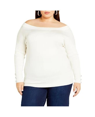 City Chic Women's Intrigue Jumper