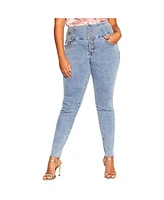 City Chic Plus Size Felicity Corset Jean