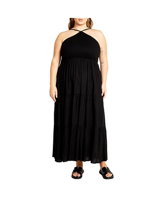 City Chic Plus Tahitian Maxi Dress