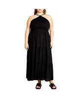 City Chic Plus Tahitian Maxi Dress