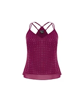 City Chic Plus Strappy Nail Top
