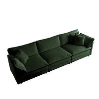 Simplie Fun Premium Convertible Sofa Customizable Comfort for Modern Living