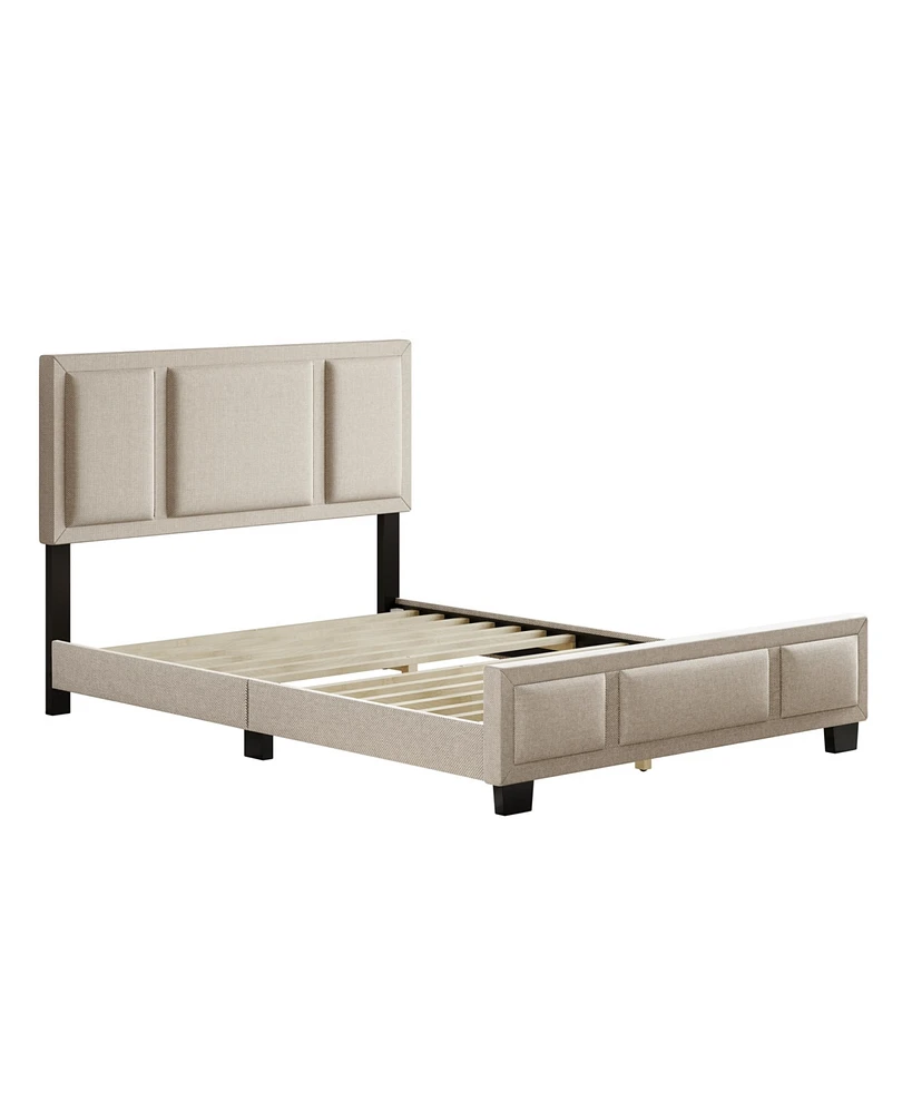 Boyd Sleep Triptych Upholstered Platform Bed Frame