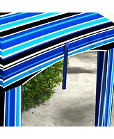 Cabana Coverage Beach Umbrella Canopy, Removable Walls, Portable, Compact