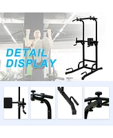 Streamdale Furniture Multi-functional Power Tower for Home Gym Pull-ups, Dips, Knee Raises, Push-ups