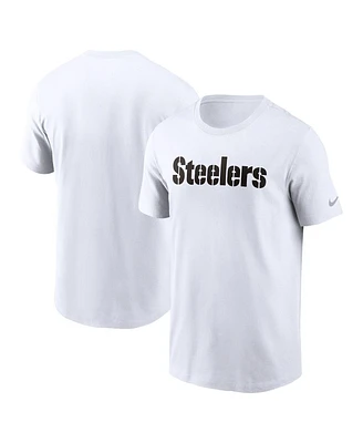 Nike Men's Pittsburgh Steelers Primetime Wordmark Essential T-Shirt