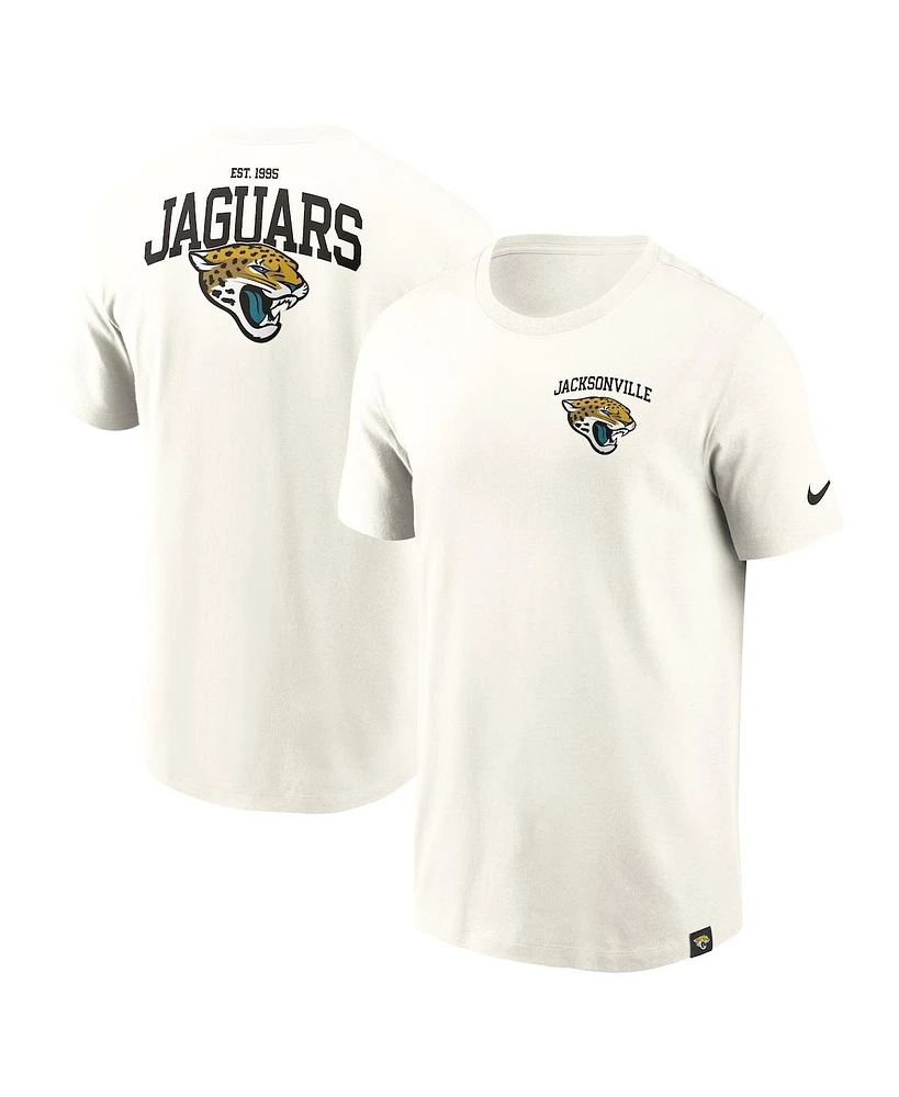 Nike Men's Cream Jacksonville Jaguars Blitz Essential T-Shirt