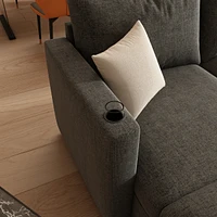 Spacious and Versatile Sectional Sofa with Storage and Ottoman Options