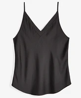 On 34th Women's Satin Double V-Neck Tank, Created for Macy's