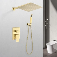 12 Rain Shower Head Systems Wall Mounted Shower