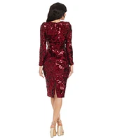 Dress the Population Women's Emmalyn Sequined Cocktail