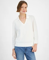 Tommy Hilfiger Women's Johnny-Collar Sweater