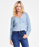 Levi's Women's Dolores Floral-Print Blouse