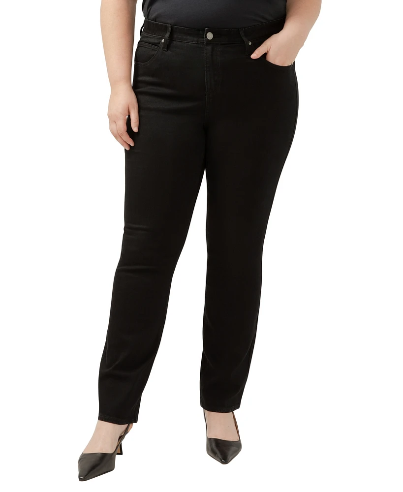 Jag Plus Ruby Mid Rise Straight Leg Jeans